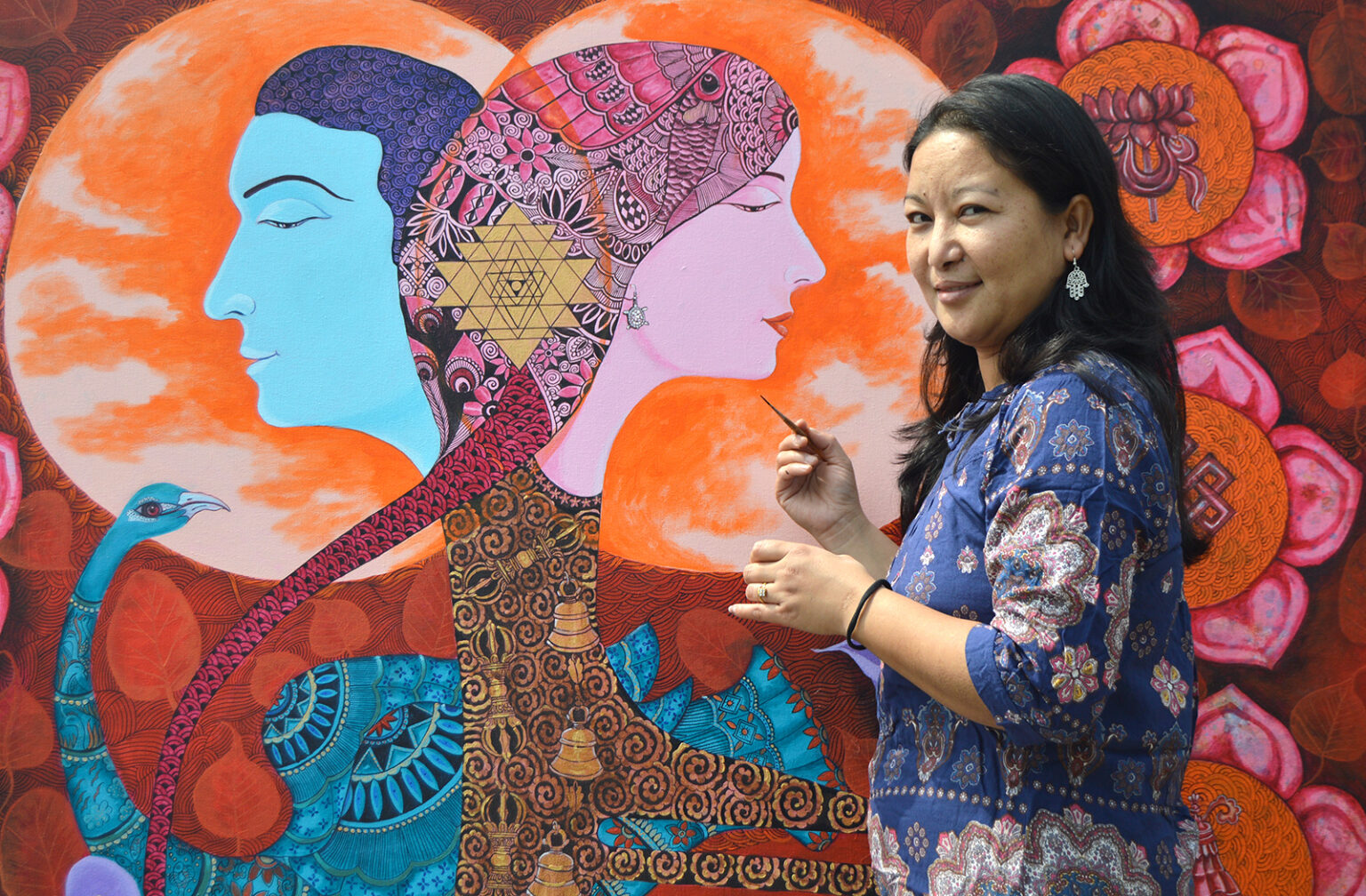 Sabita Dangol-Contemporary Female Artist from Nepal