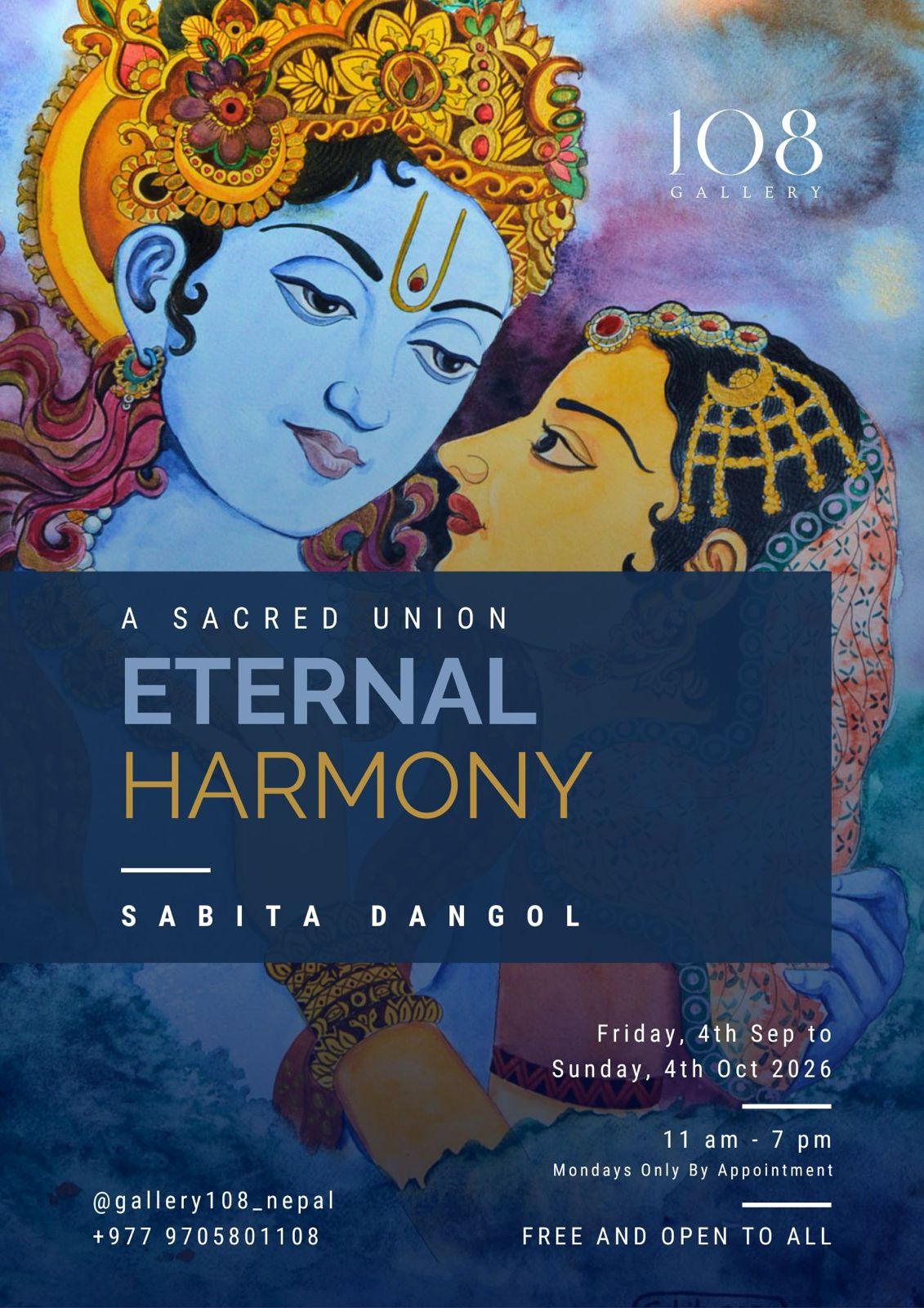 Eternal Harmony solo show by sabita dangol at Gallery 108